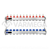 распределительный коллектор (группа) с расходомера varmega vm15112 вр 1", на 12 контуров 3/4" ek, не центрсантехторг